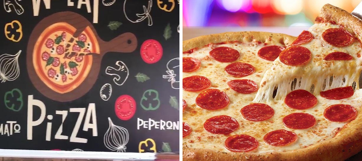 TJ's Pizza Menu