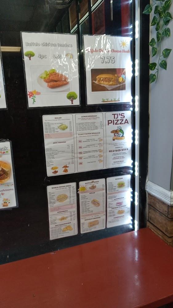 TJ's Pizza Menu image 2